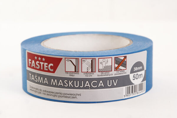 PAKART Taśma maskująca UV  niebieska 48/50 m